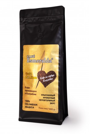 "Cafe Esmeralda" Gold Premium ESPRESSO в зернах 1000 г.