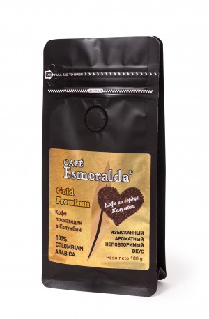 "Cafe Esmeralda"Gold Premium ESPRESSO молотый 100 г.