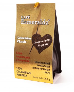 "Cafe Esmeralda" Colombian Classic ESPRESSO молотый 250 г.