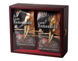 Набор "Cafe Esmeralda" в зернах 250 г. и молотый 250 г.
